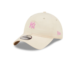 Mini Logo 9Twenty New York Yankees - Stone/Pink - Headz Up 