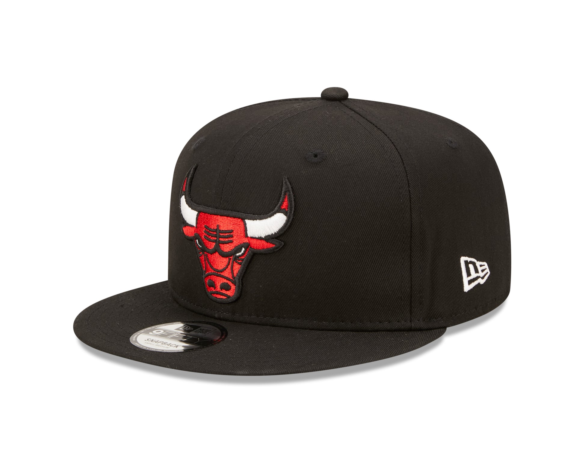 Chicago Bulls Team Side Patch 9Fifty Snapback - Black - Headz Up 