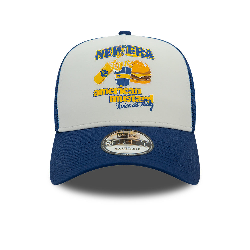 New Era Food Trucker Cap New Era - White/Royal Blue - Headz Up 