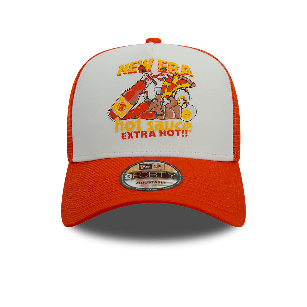 New Era Food Trucker Cap New Era - White/Red - Headz Up 