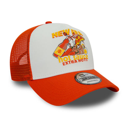 New Era Food Trucker Cap New Era - White/Red - Headz Up 