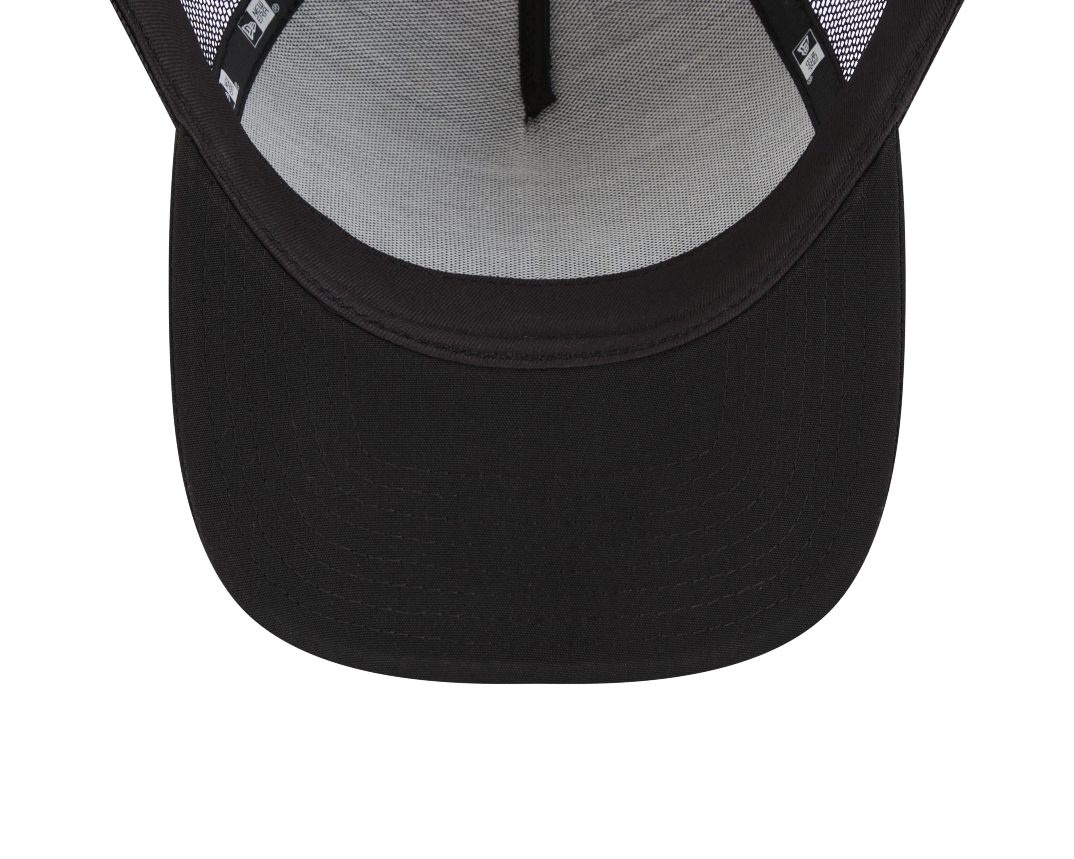 New Era License Plate Black AFrame Trucker Cap Black