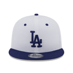 New Era 9Fifty Crown Patch Los Angeles Dodgers - White/Royal Blue - Headz Up 
