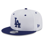 New Era 9Fifty Crown Patch Los Angeles Dodgers - White/Royal Blue - Headz Up 