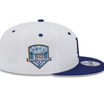 New Era 9Fifty Crown Patch Los Angeles Dodgers - White/Royal Blue - Headz Up 