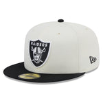 New Era 59Fifty Fitted Cap CHAMPIONSHIPS Las Vegas Raiders - White/Black - Headz Up 