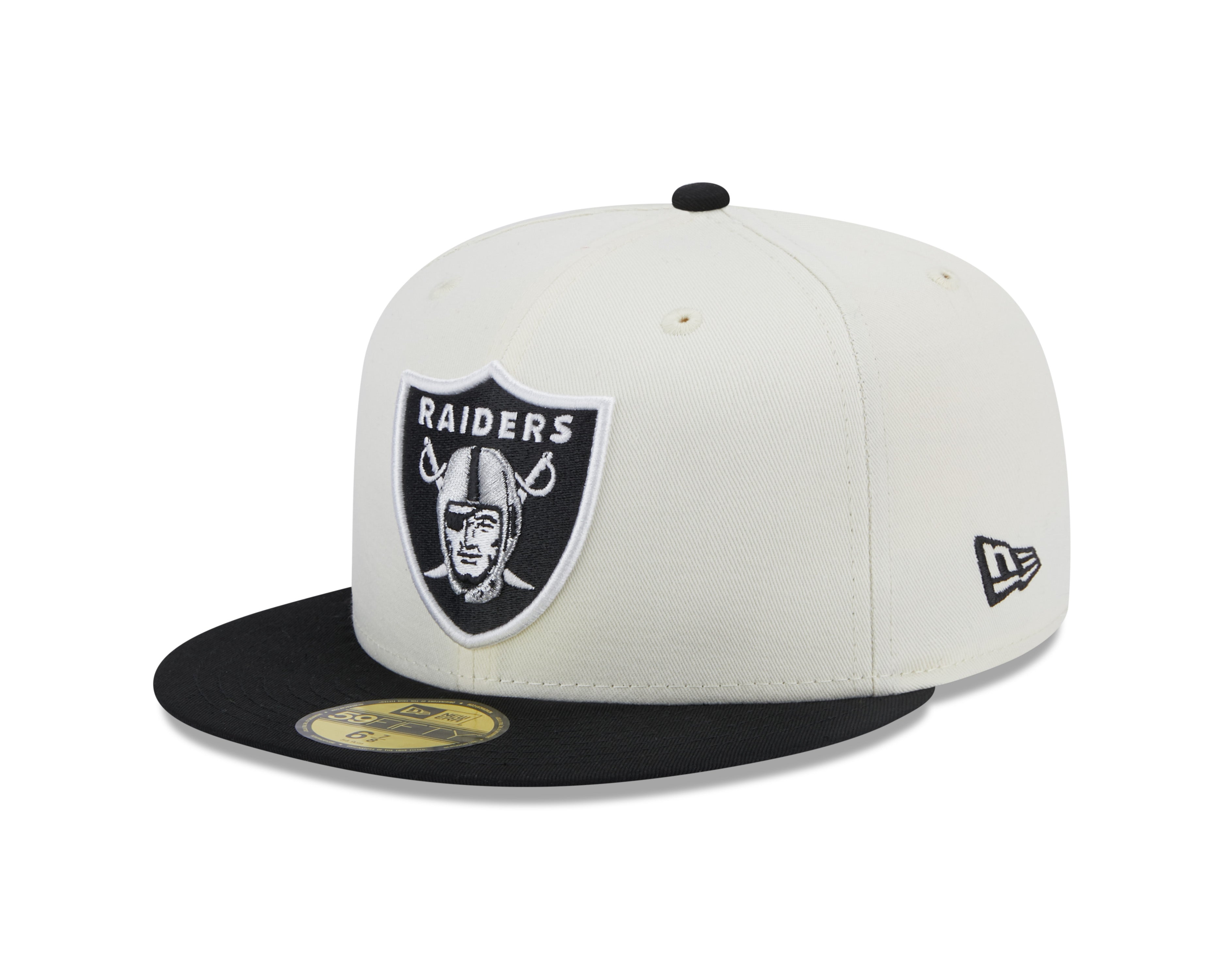 New Era 59Fifty Fitted Cap CHAMPIONSHIPS Las Vegas Raiders - White/Black - Headz Up 