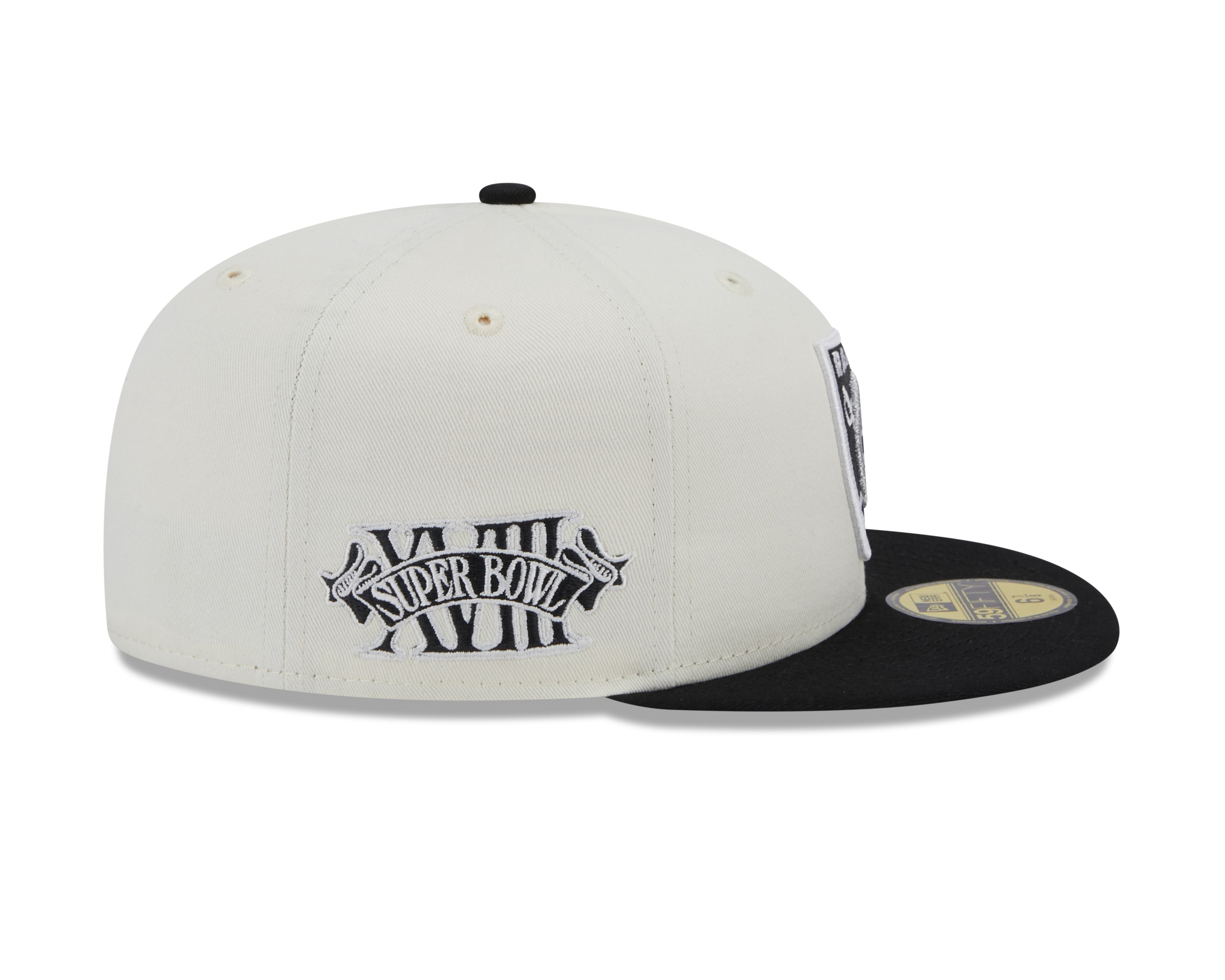 New Era 59Fifty Fitted Cap CHAMPIONSHIPS Las Vegas Raiders - White/Black - Headz Up 