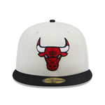 New Era 59Fifty Fitted Cap CHAMPIONSHIPS Chicago Bulls - White/Black - Headz Up 