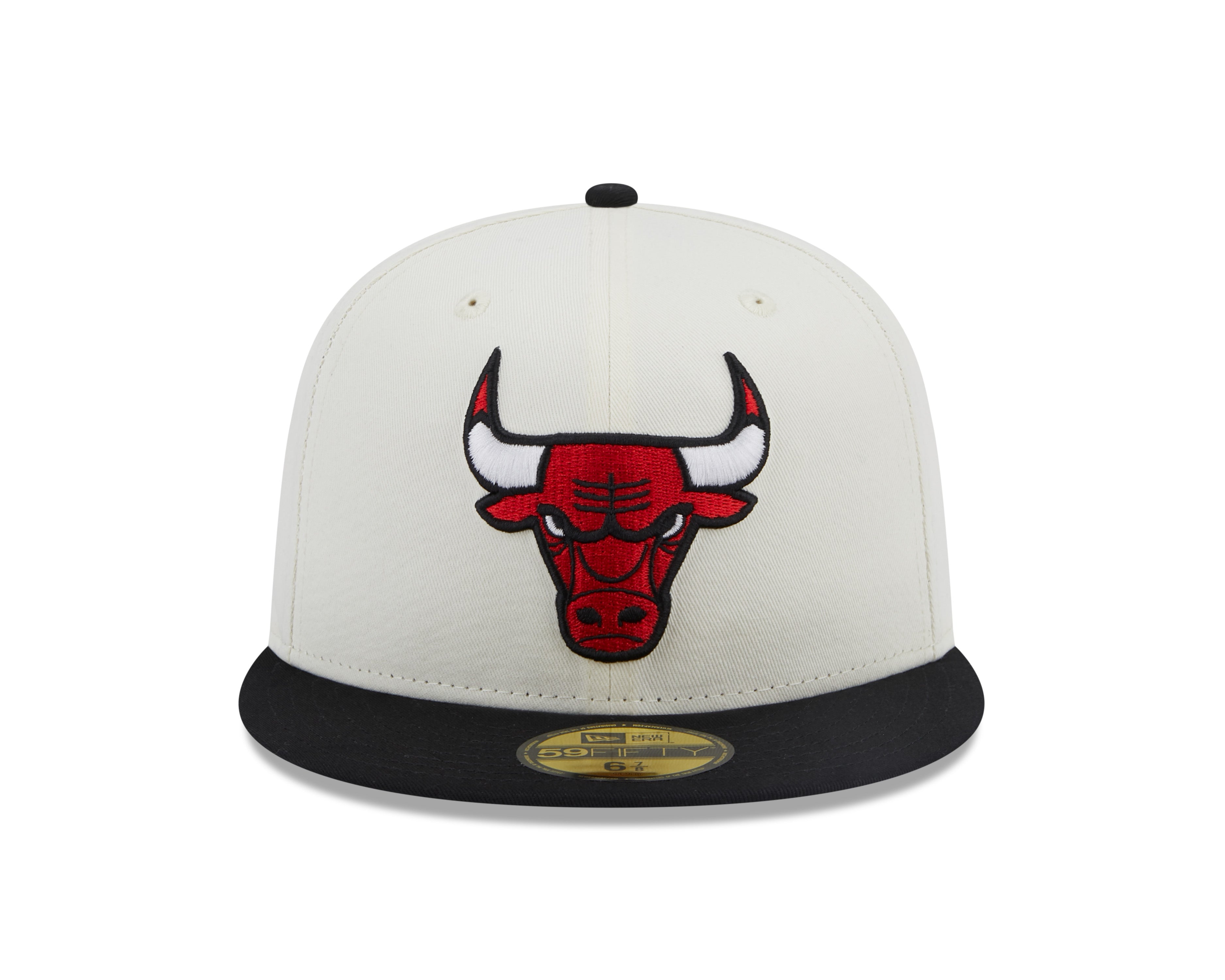 New Era 59Fifty Fitted Cap CHAMPIONSHIPS Chicago Bulls - White/Black - Headz Up 