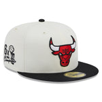 New Era 59Fifty Fitted Cap CHAMPIONSHIPS Chicago Bulls - White/Black - Headz Up 