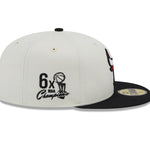 New Era 59Fifty Fitted Cap CHAMPIONSHIPS Chicago Bulls - White/Black - Headz Up 