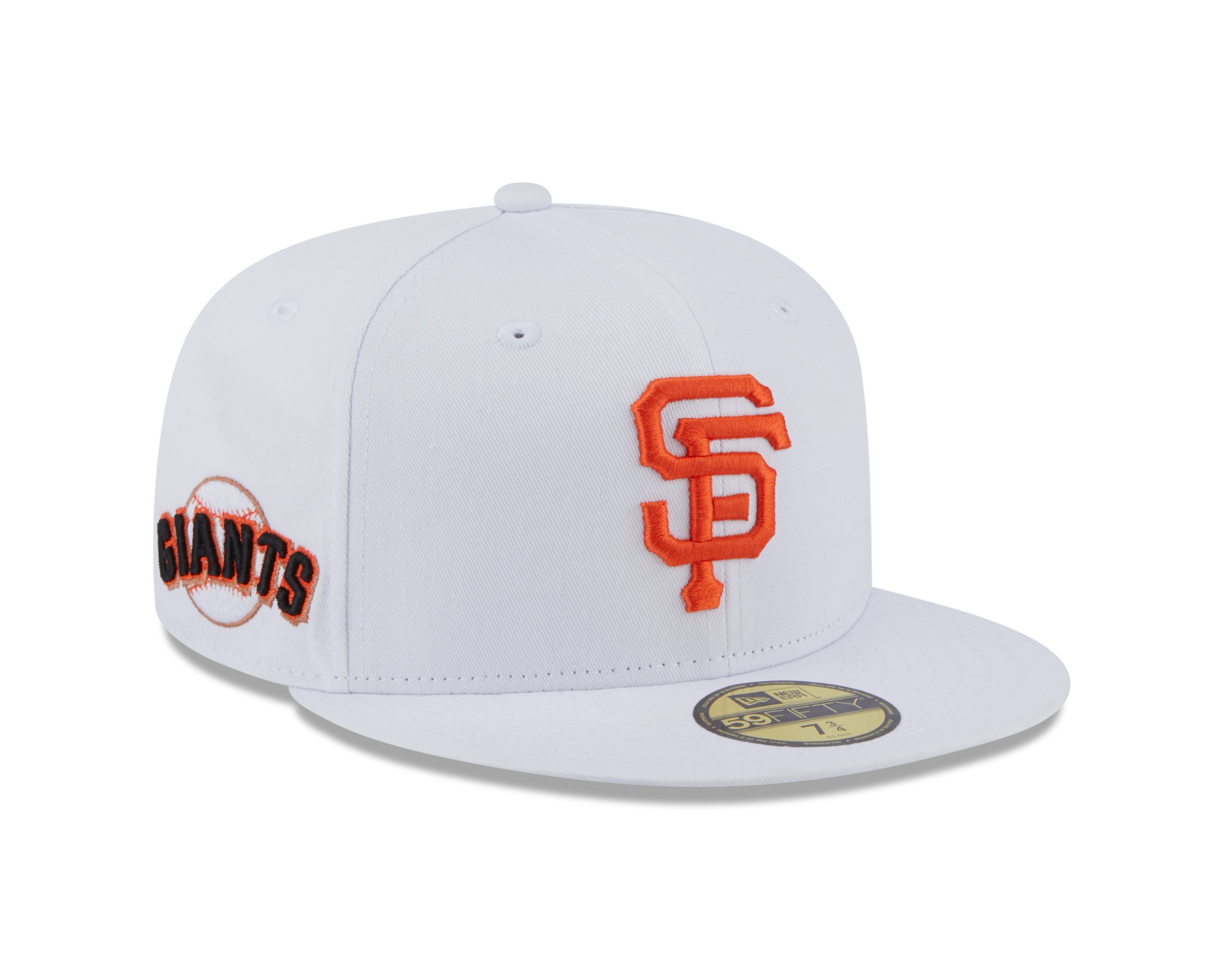 New Era 59Fifty Fitted Cap Team Side Patch San Francisco Giants - White - Headz Up 