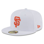 New Era 59Fifty Fitted Cap Team Side Patch San Francisco Giants - White - Headz Up 