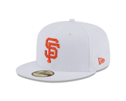 New Era 59Fifty Fitted Cap Team Side Patch San Francisco Giants - White - Headz Up 
