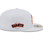 New Era 59Fifty Fitted Cap Team Side Patch San Francisco Giants - White - Headz Up 