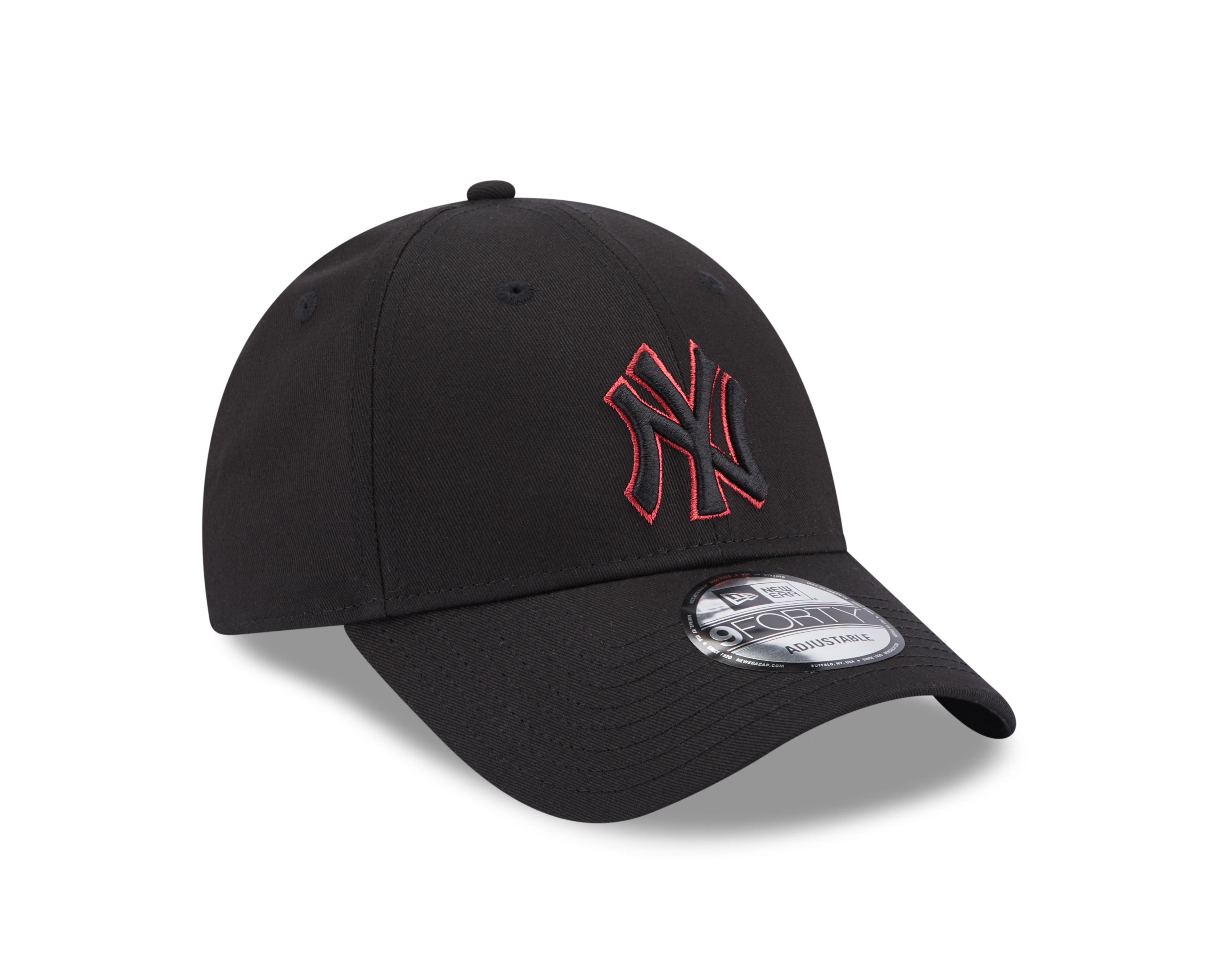 New Era - New York Yankees - 9Forty TEAM OUTLINE - Black - Headz Up 