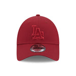 New Era - Los Angeles Dodgers - 9Forty TEAM OUTLINE - Dark Red - Headz Up 