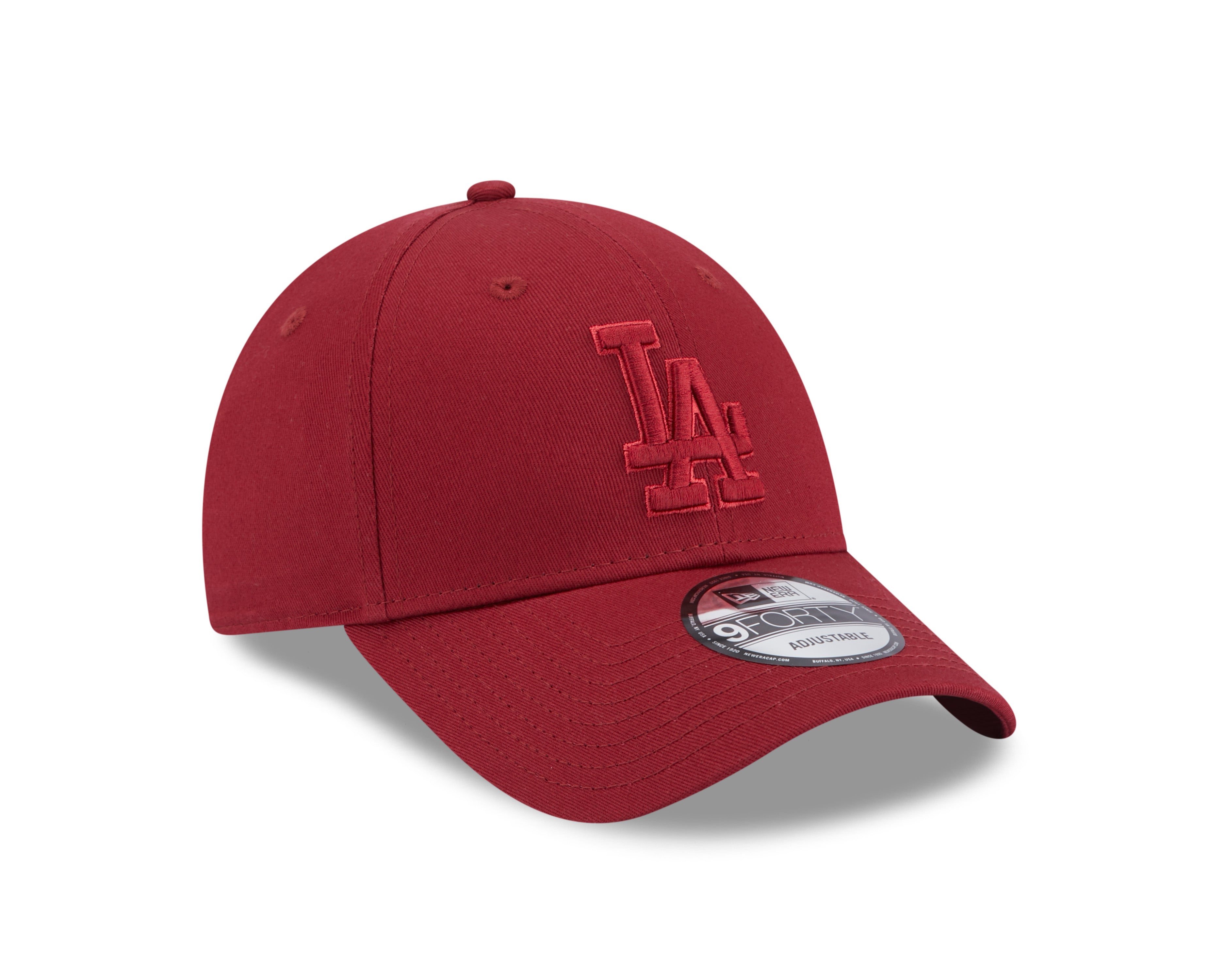 New Era - Los Angeles Dodgers - 9Forty TEAM OUTLINE - Dark Red - Headz Up 