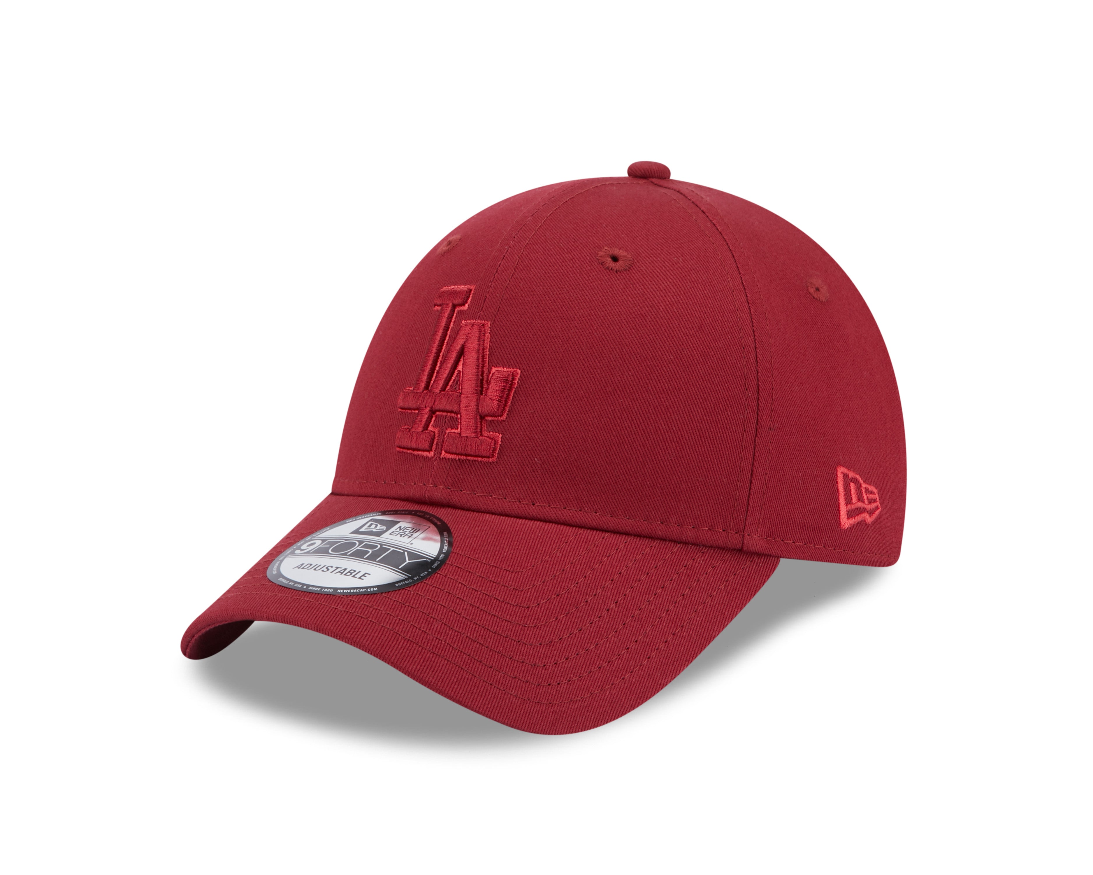 New Era - Los Angeles Dodgers - 9Forty TEAM OUTLINE - Dark Red - Headz Up 