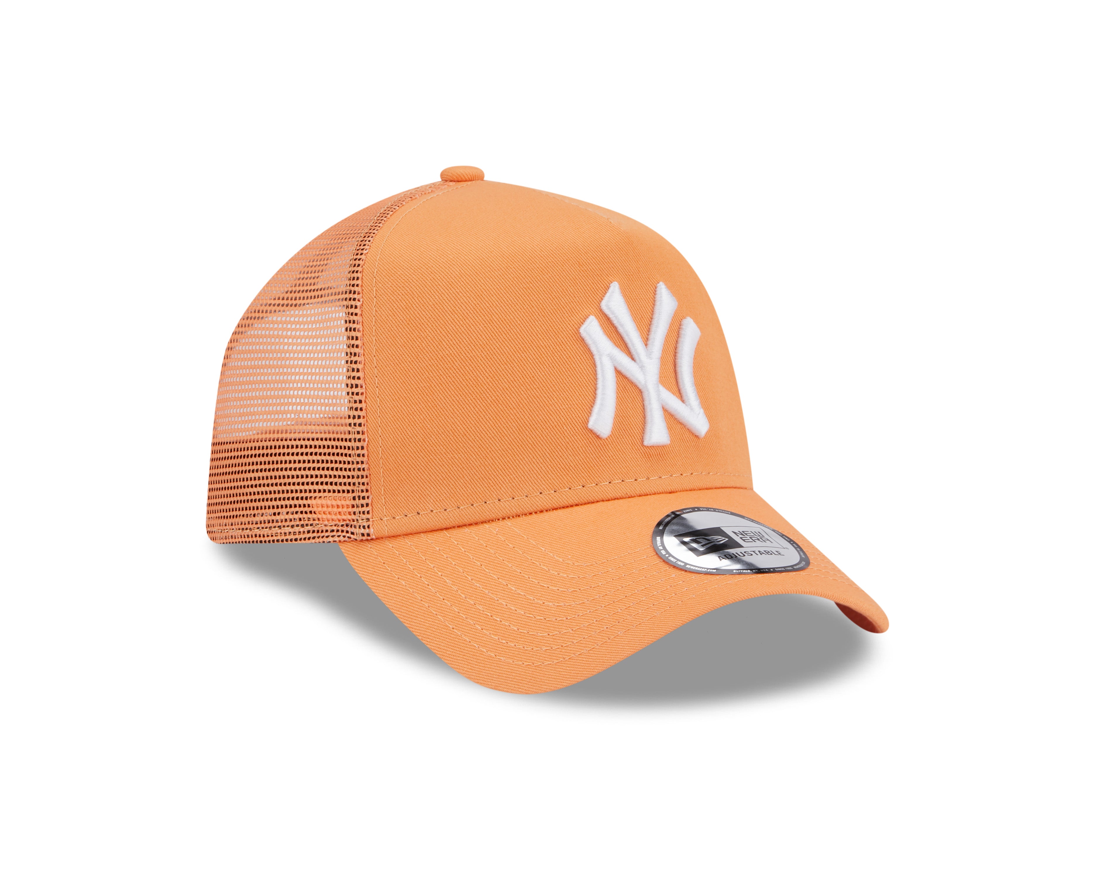 New Era League Essential Trucker Cap New York Yankees - Peach - Headz Up 