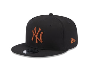 New Era 9Fifty Snapback League Essentials New York Yankees - Black/Brown - Headz Up 