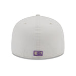 New Era 59Fifty Fitted Cap League Essential Los Angeles Dodgers - Stone/Purple - Headz Up 