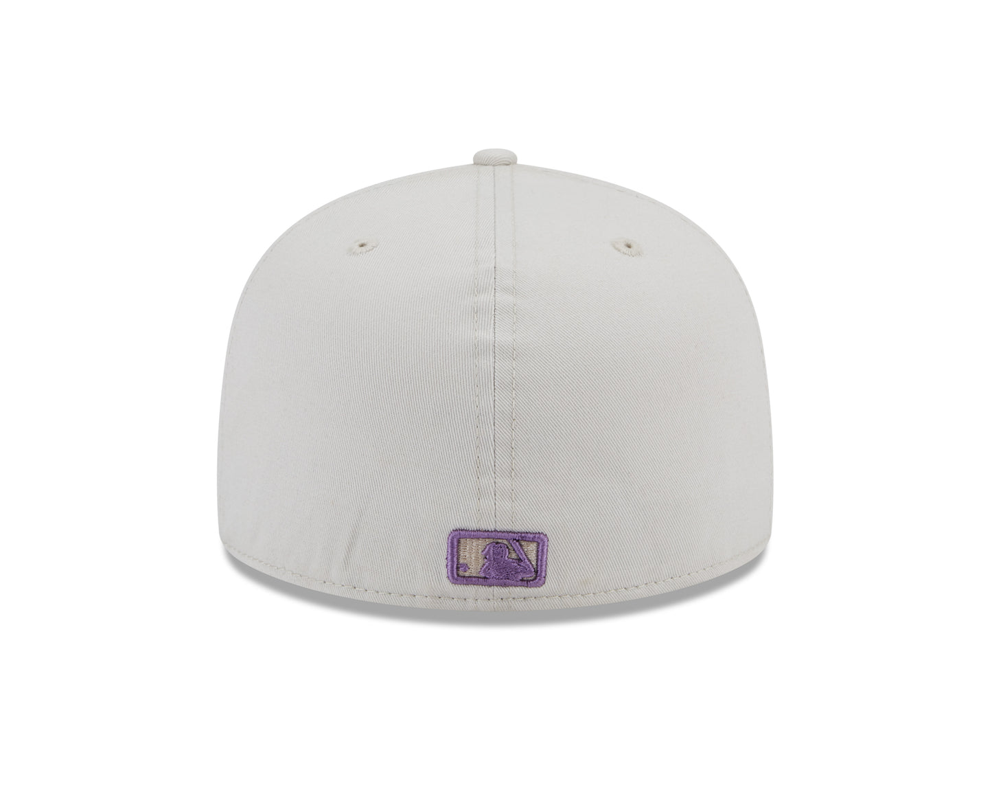 New Era 59Fifty Fitted Cap League Essential Los Angeles Dodgers - Stone/Purple - Headz Up 