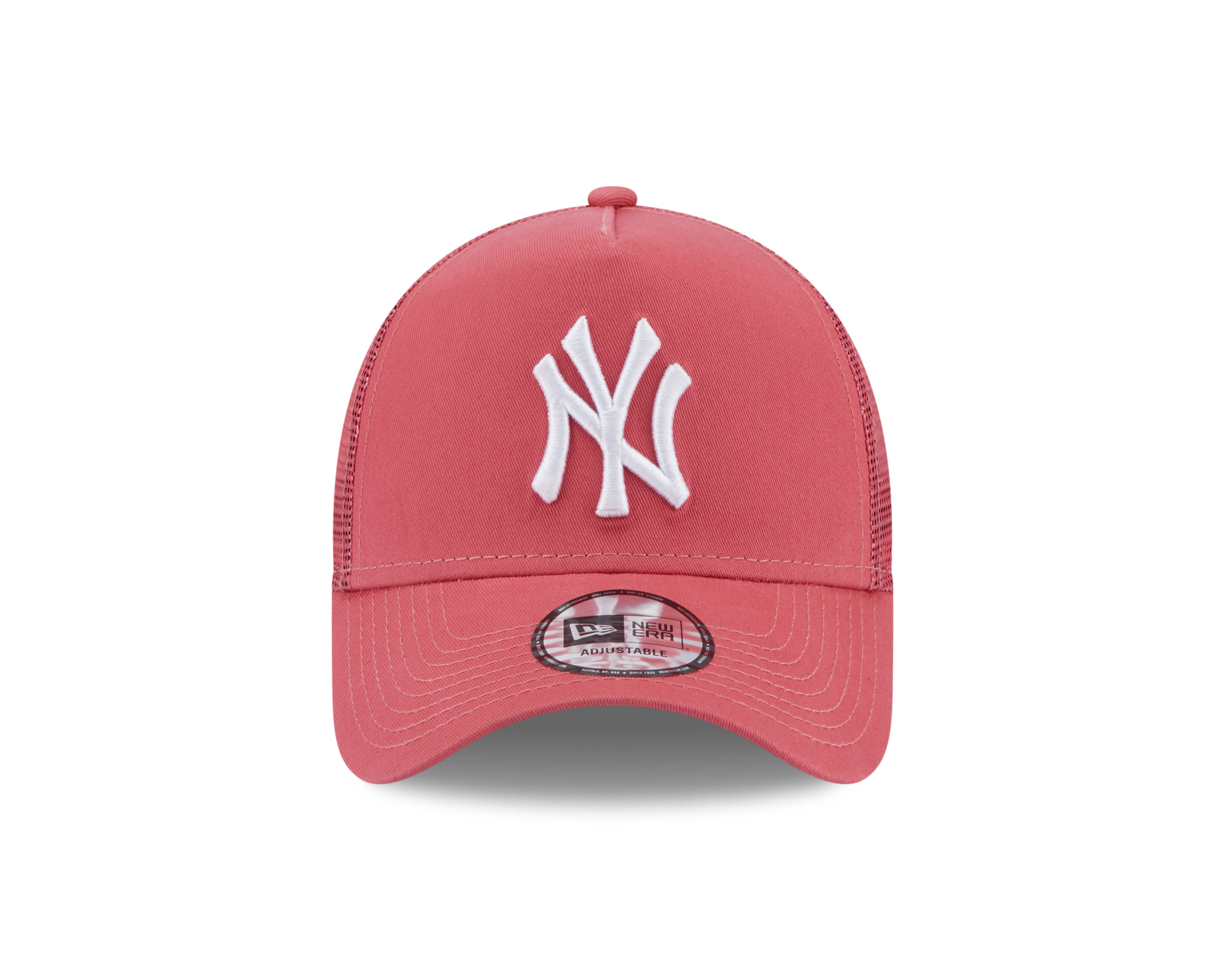 New Era League Essential Trucker Cap New York Yankees - Light Pink - Headz Up 