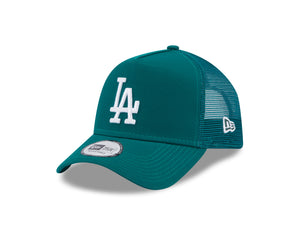 New Era League Essential Trucker Cap Los Angeles Dodgers - Green - Headz Up 