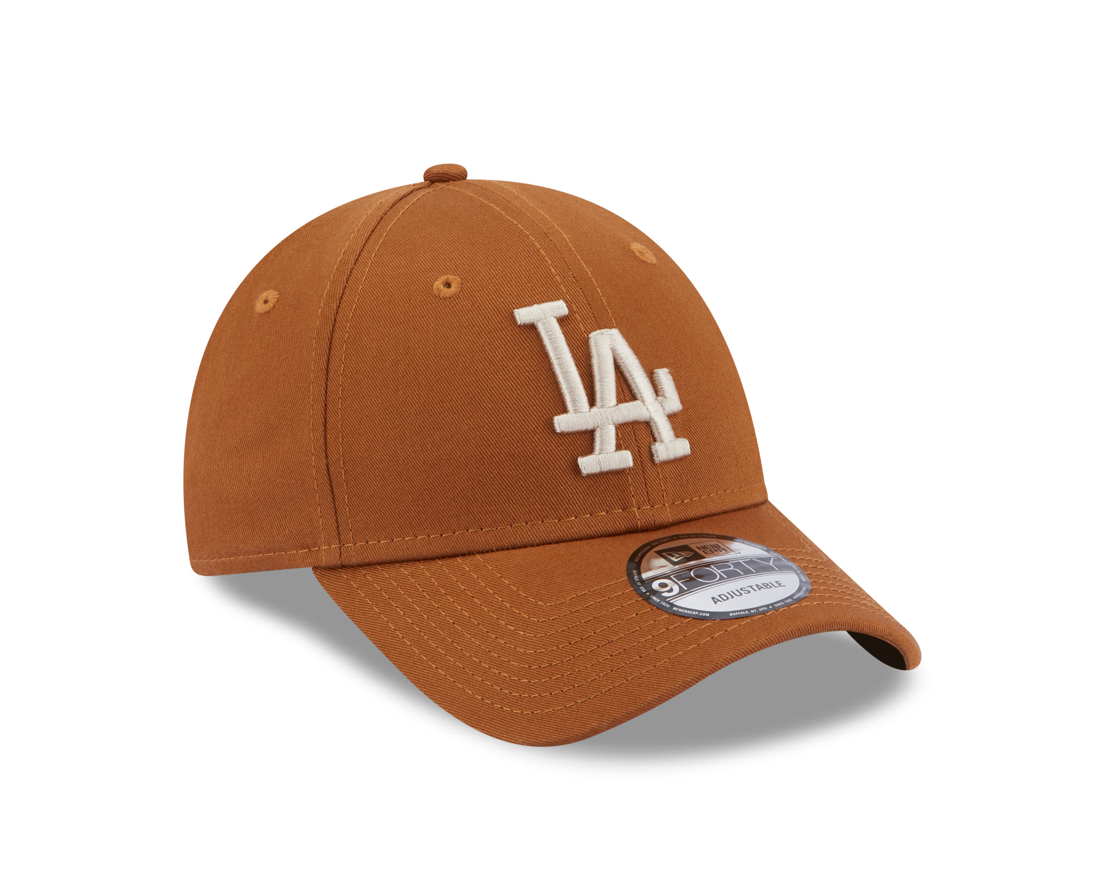 New Era Los Angeles Dodgers League Essential 9Forty - Light Brown/Stone - Headz Up 