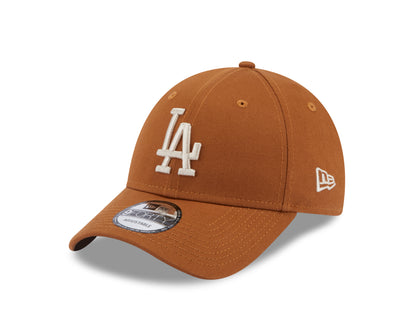 New Era Los Angeles Dodgers League Essential 9Forty - Light Brown/Stone - Headz Up 