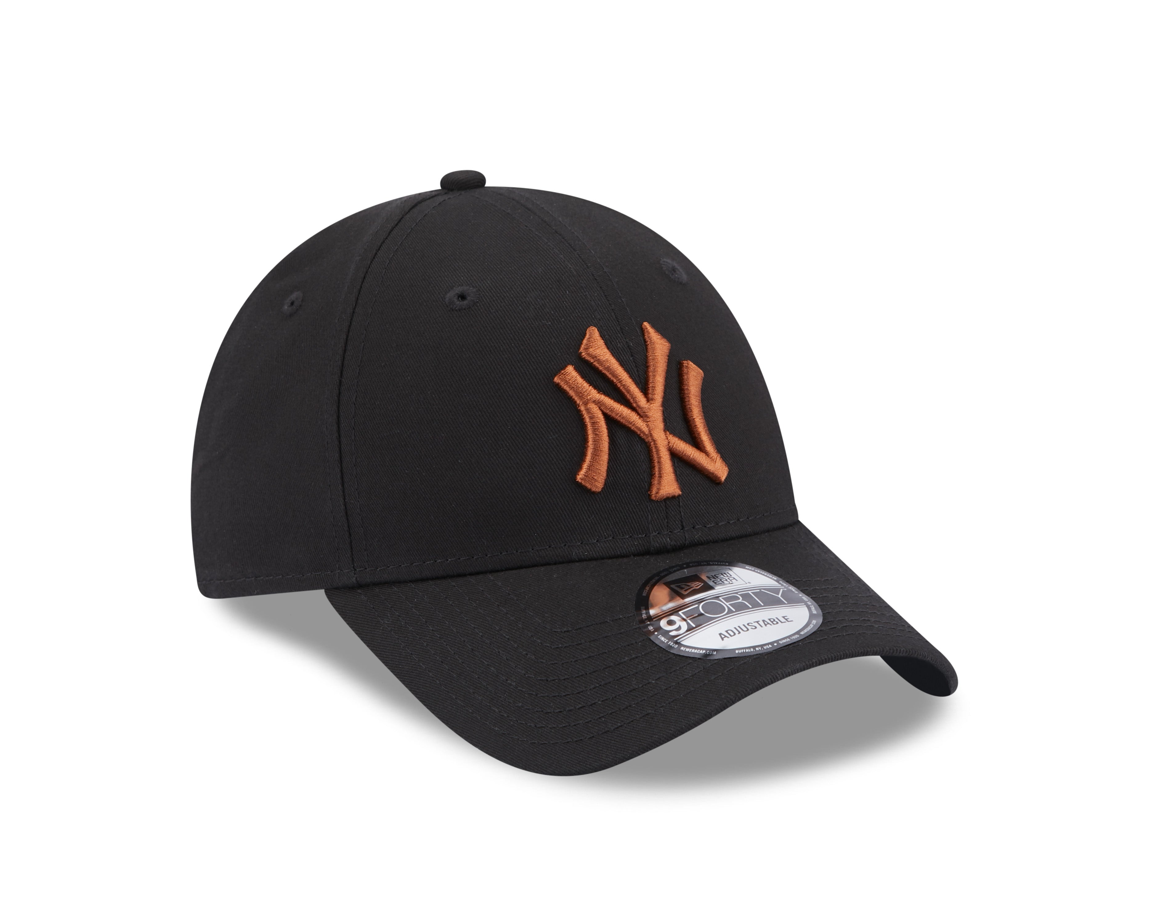 New Era New York Yankees League Essential 9Forty - Black/Brown - Headz Up 