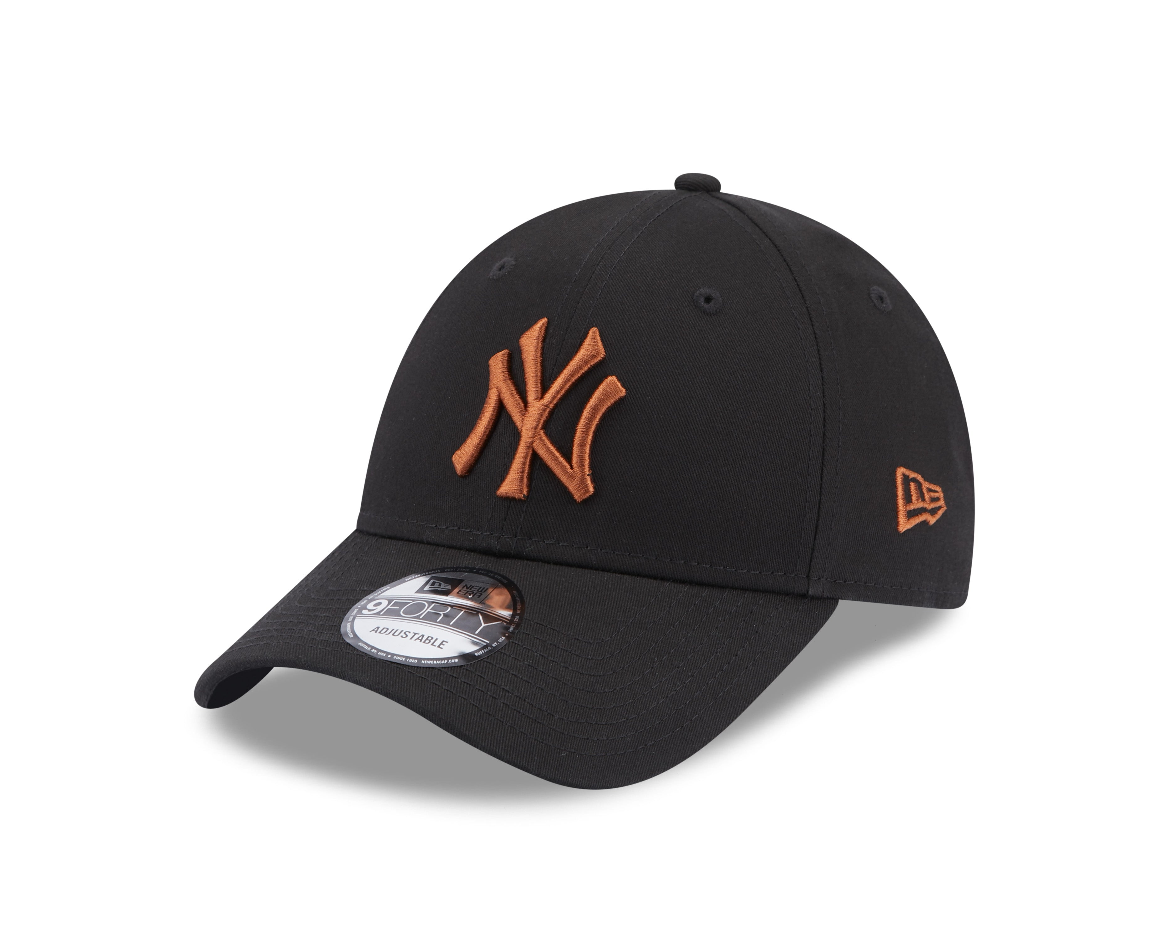 New Era New York Yankees League Essential 9Forty - Black/Brown - Headz Up 