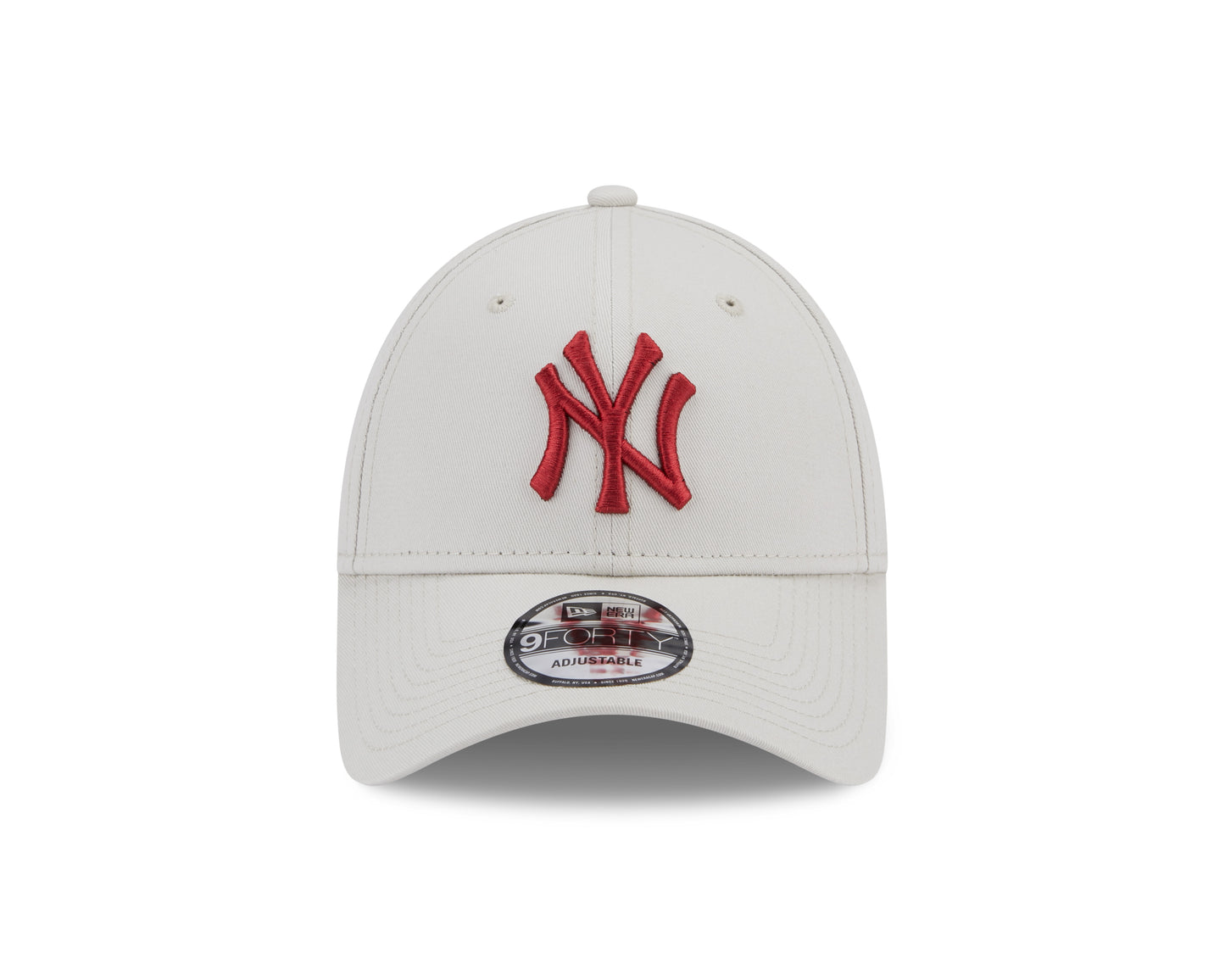 New Era New York Yankees League Essential 9Forty - Stone/Cardinal - Headz Up 