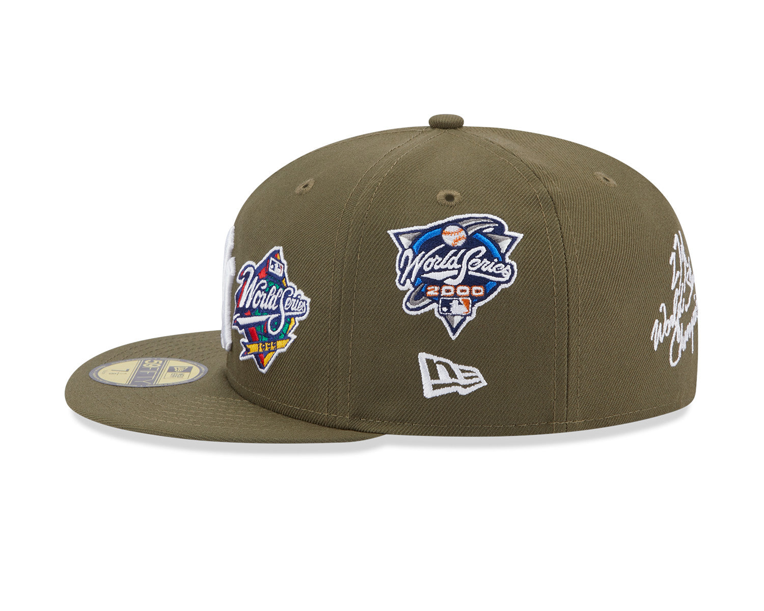 New Era - MLB WS All Over Patches 59Fifty Fitted - New York Yankees - Olive