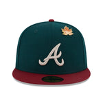 New Era - MLB WS Contrast 59Fifty Fitted - Atlanta Braves - Green/Red - Headz Up 