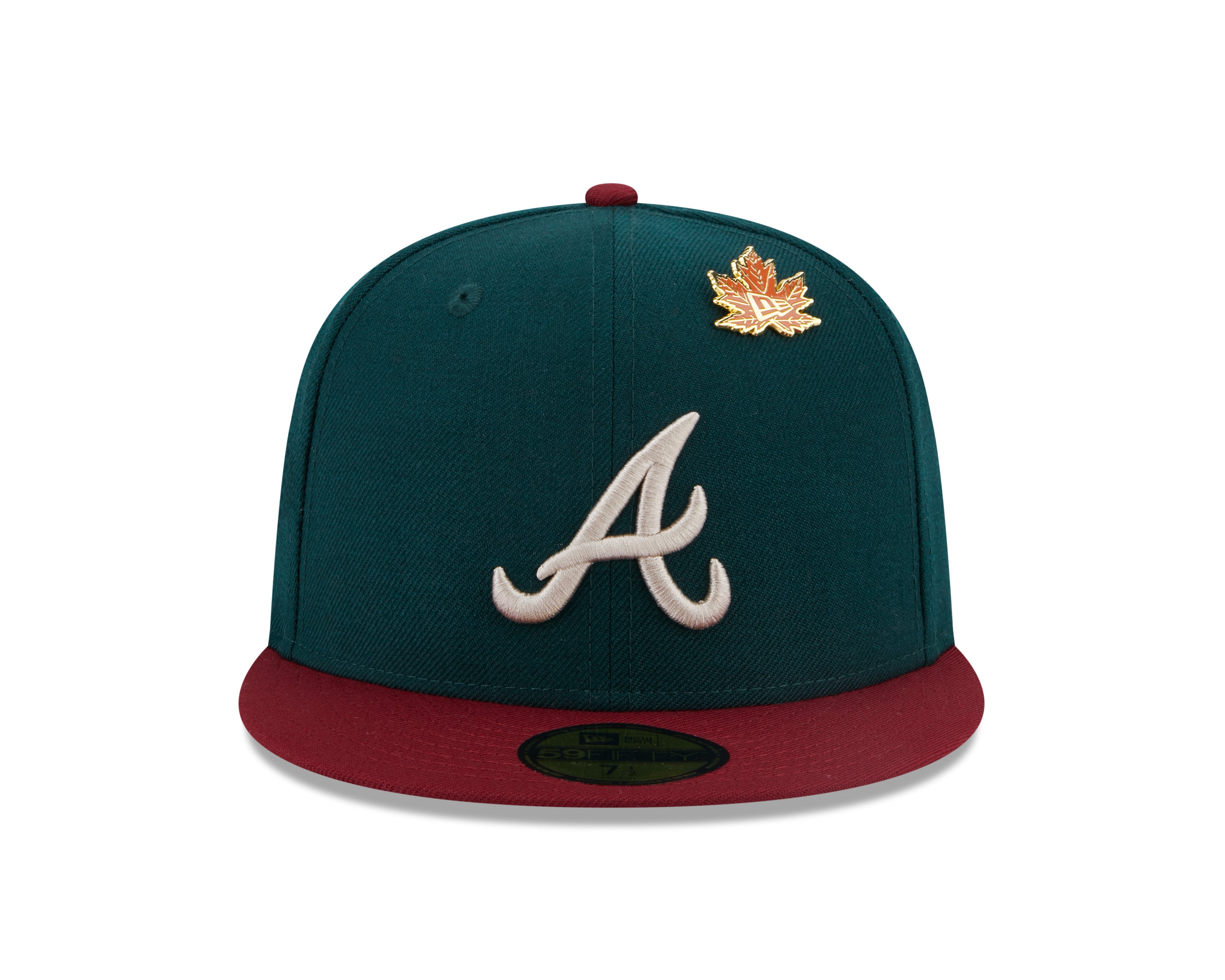 New Era - MLB WS Contrast 59Fifty Fitted - Atlanta Braves - Green/Red - Headz Up 