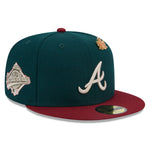 New Era - MLB WS Contrast 59Fifty Fitted - Atlanta Braves - Green/Red - Headz Up 