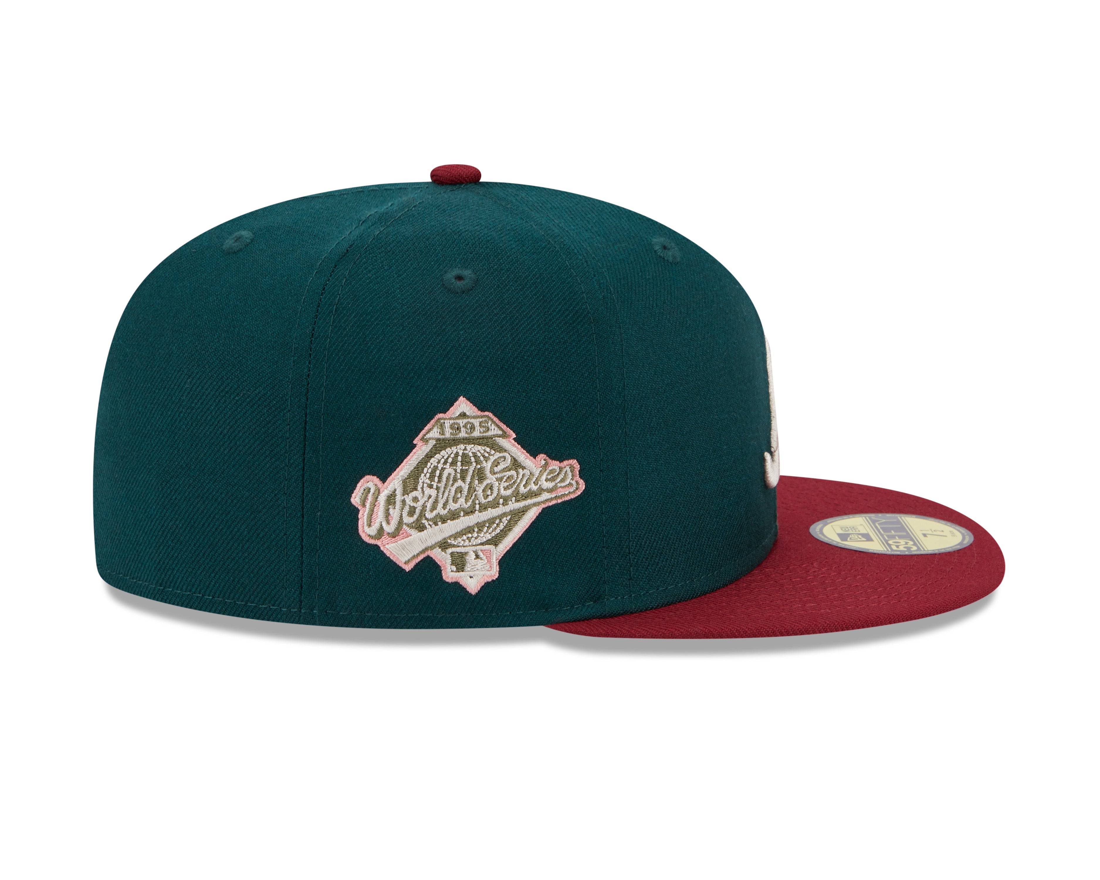 New Era - MLB WS Contrast 59Fifty Fitted - Atlanta Braves - Green/Red - Headz Up 