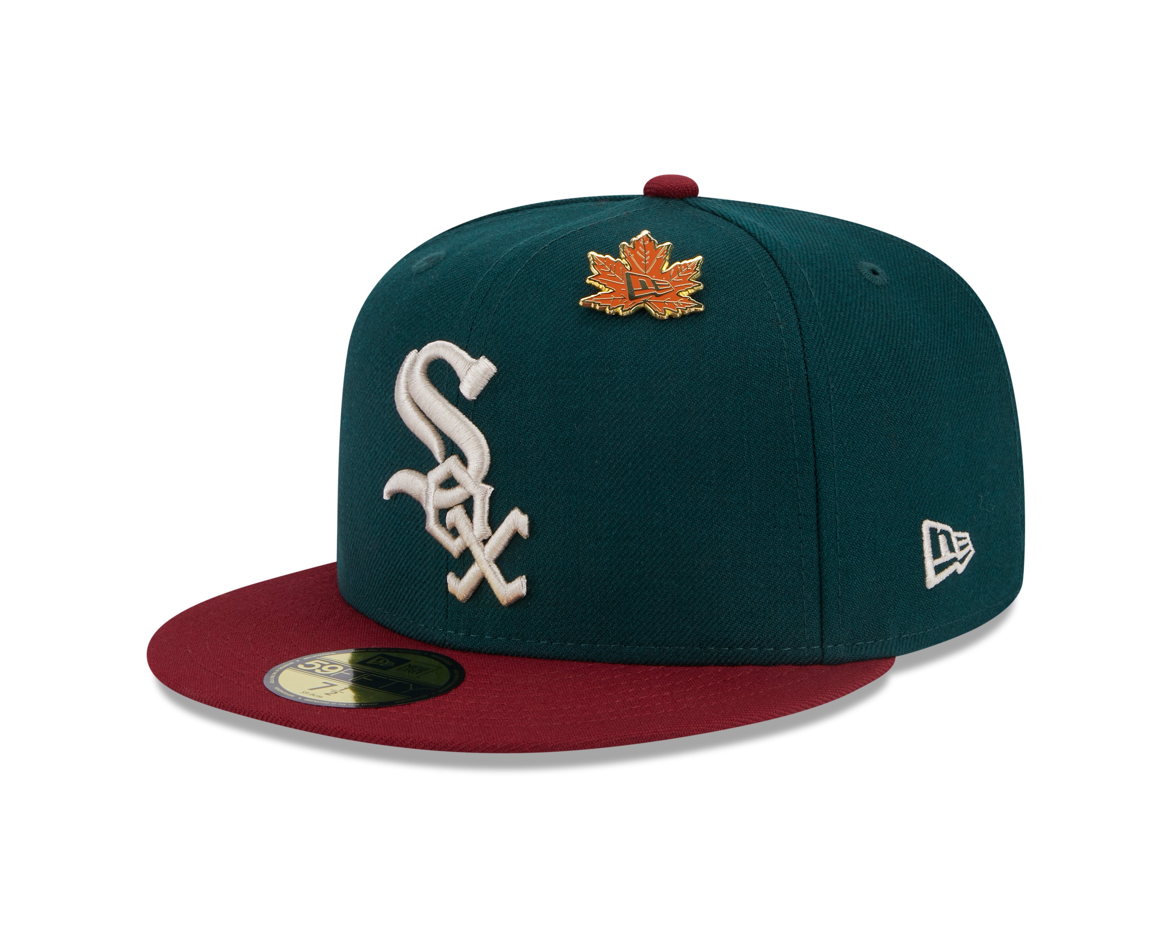 New Era - MLB WS Contrast 59Fifty Fitted - Chicago White Sox - Green/Red - Headz Up 
