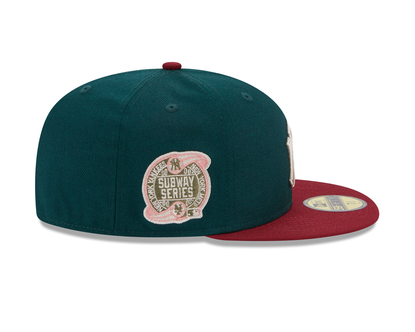 New Era - MLB WS Contrast 59Fifty Fitted - New York Yankees - Green/Red - Headz Up 