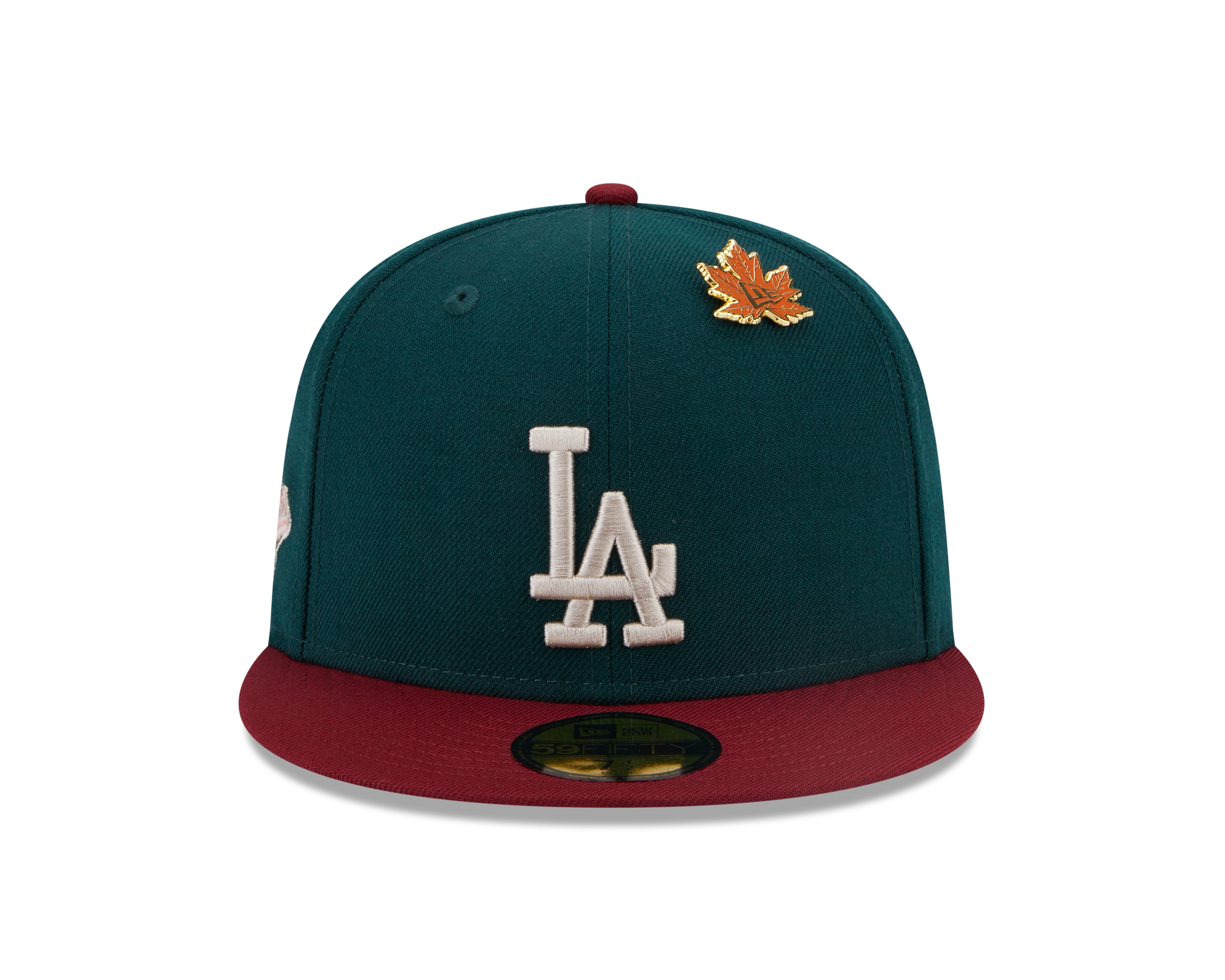 New Era - MLB WS Contrast 59Fifty Fitted - Los Angeles Dodgers - Green/Red - Headz Up 