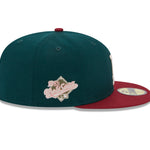 New Era - MLB WS Contrast 59Fifty Fitted - Los Angeles Dodgers - Green/Red - Headz Up 