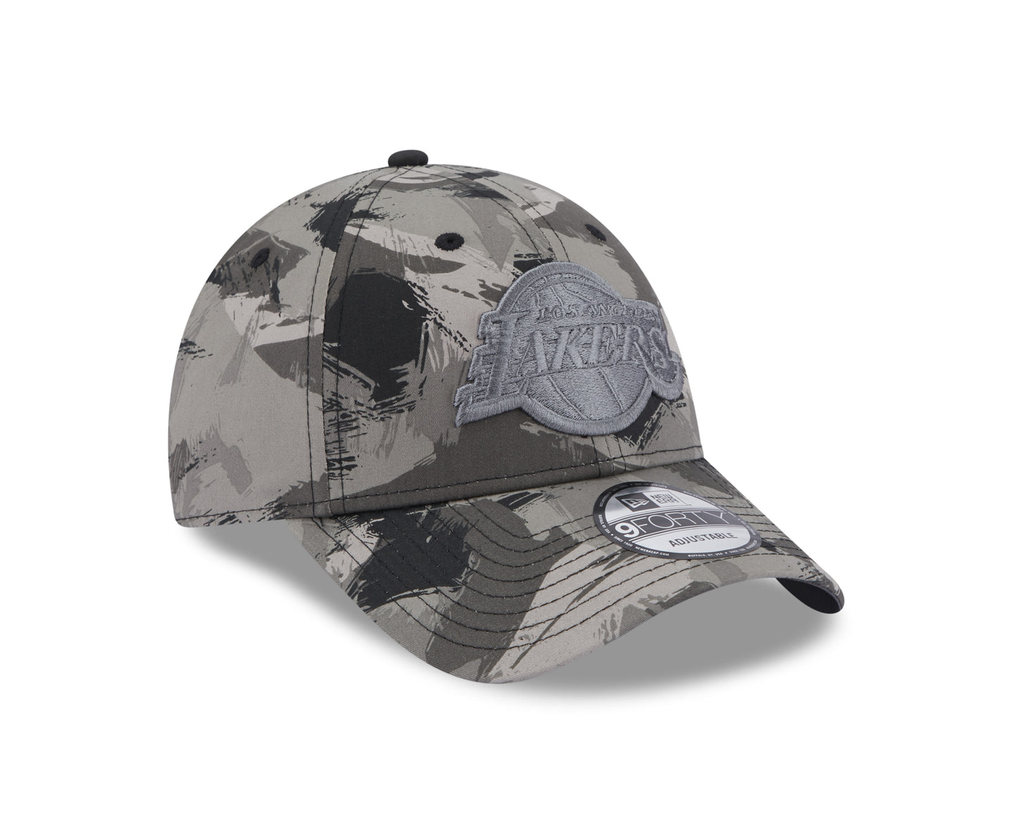 New Era Painted AOP 9forty - Los Angeles Lakers - Grey - Headz Up 