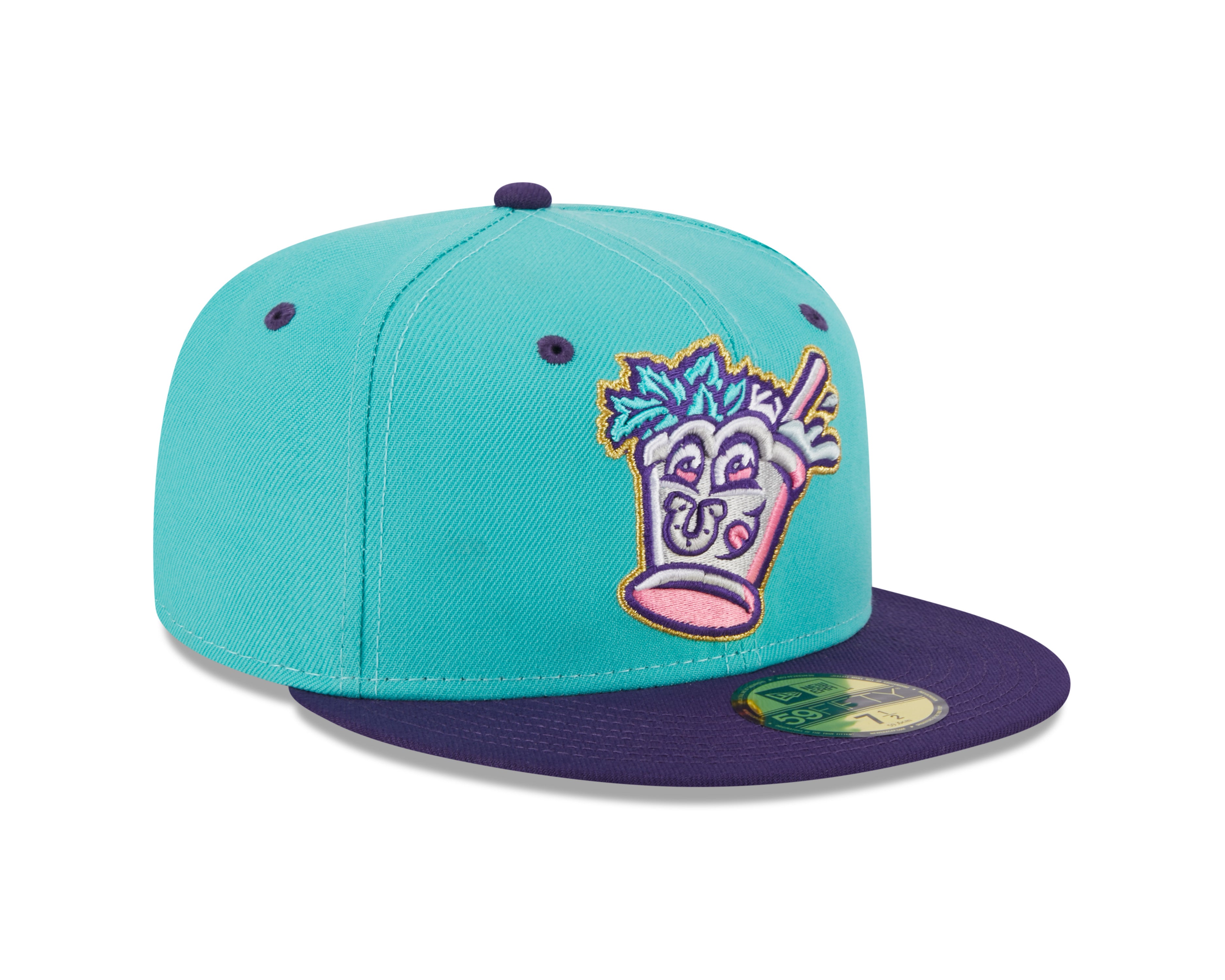 New Era - 59fifty Fitted - MiLB - Theme Night - Louisville Bats - Turkis - Headz Up 