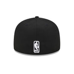 Sort New Era 59FIFTY fitted Lakers cap med EG SP logo, Western Conference design, til basketballfans.