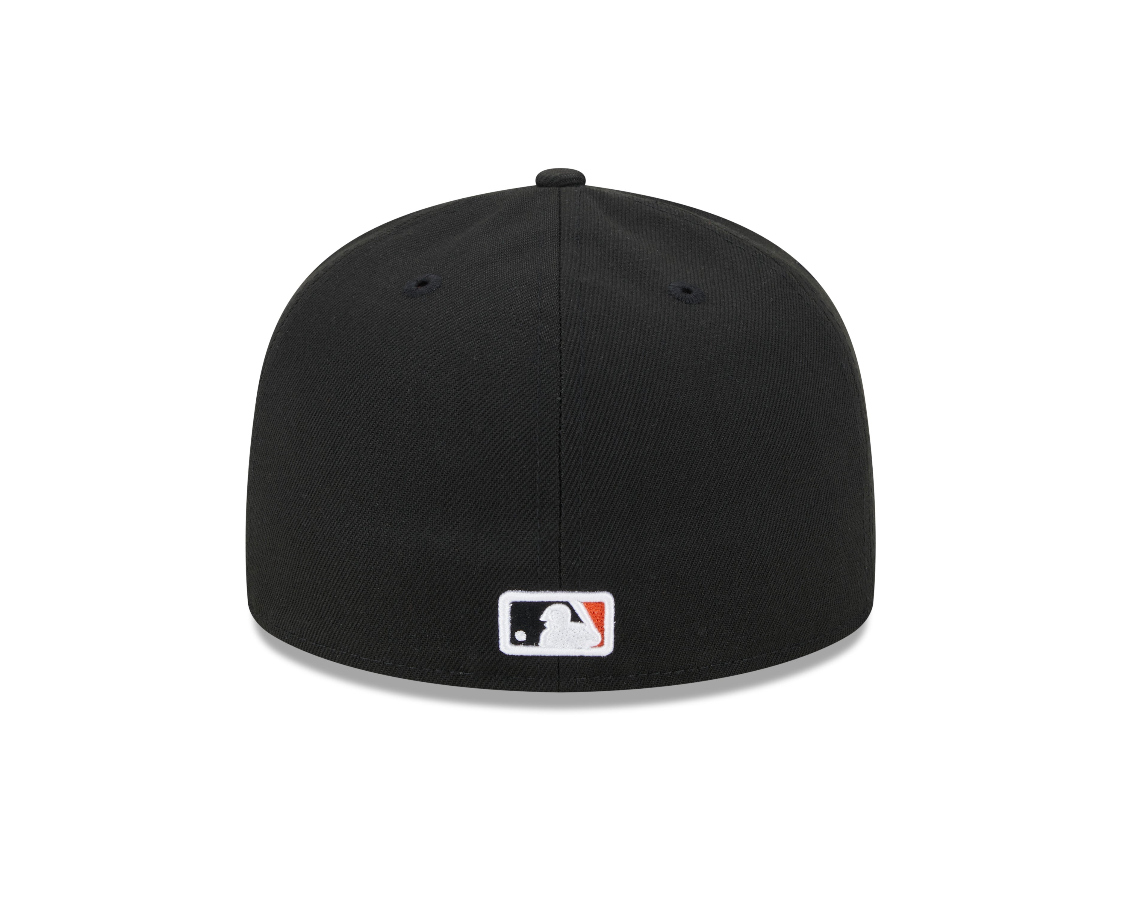 New Era 59FIFTY Fitted Cap i sort med Baltimore Orioles logo og AST 1993-tryk, moderne sportshatte.
