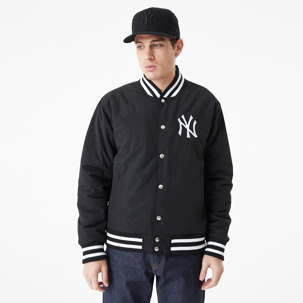 New Era MLB BP Bomber Jacket - New York Yankees - Black - Headz Up 