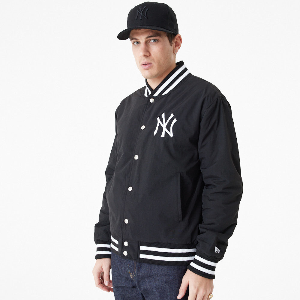 New Era MLB BP Bomber Jacket - New York Yankees - Black - Headz Up 